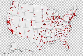 美国城市地图美国和世界人口时钟 美国png剪贴画白色 文本 城市 免抠素材下载 图片id 其它元素 Png素材 素材宝scbao Com